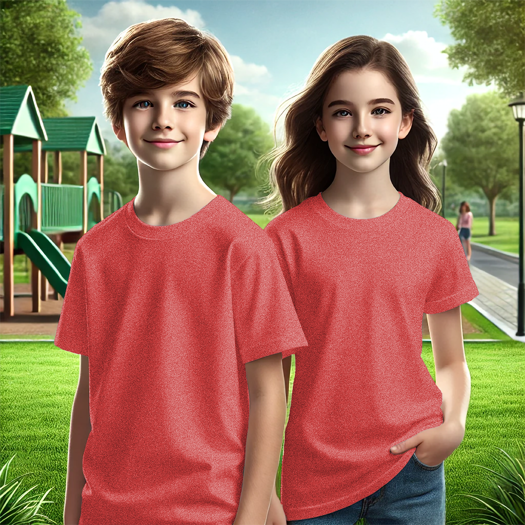 Gildan G500B G5000B Heavy Cotton Youth T-shirt Solids & Heathers