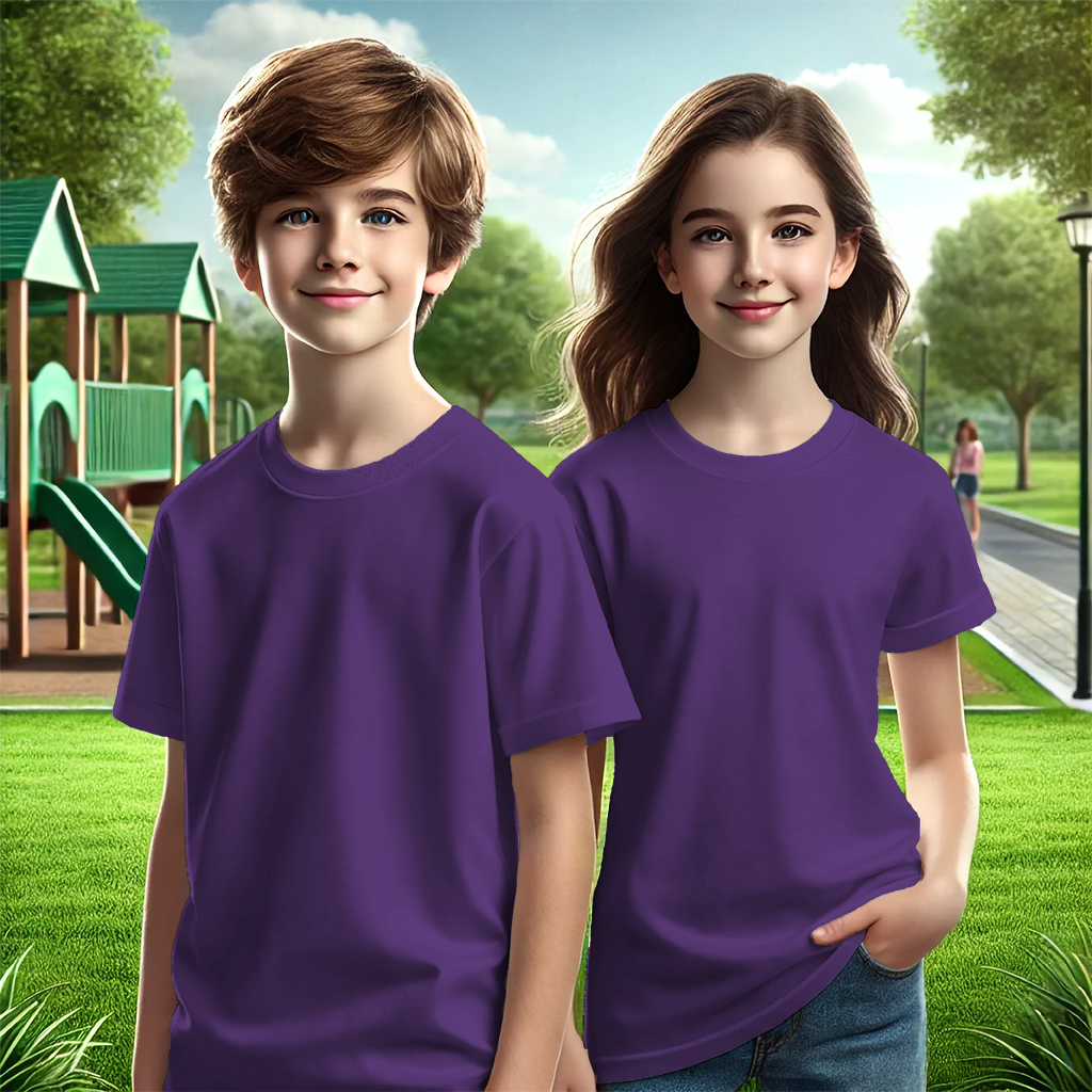 Gildan G500B G5000B Heavy Cotton Youth T-shirt Solids & Heathers