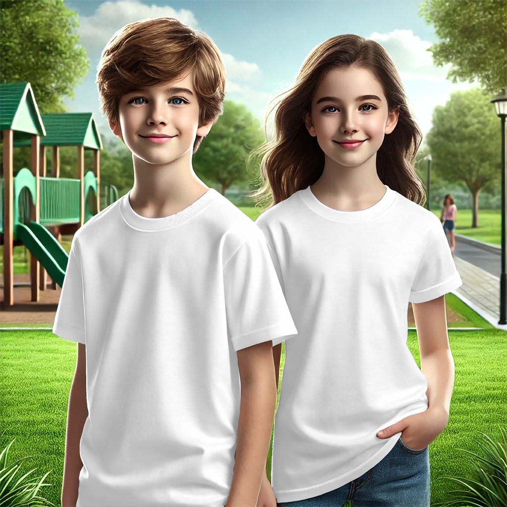 Gildan G500B G5000B Heavy Cotton Youth T-shirt Solids & Heathers
