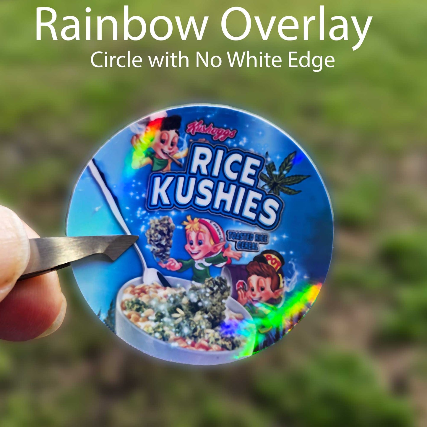 Mix or Match- Custom Holographic Vinyl Stickers - Waterproof, UV/Scratch Resistant - Bulk o