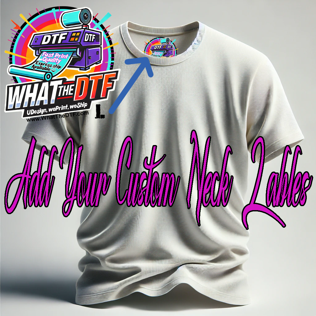 Custom Neck Branding Add-On for Apparel (Discounted) in WhatTheSilver Membership